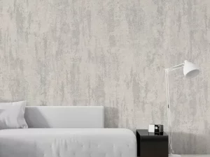 کاغذ دیواری طرح پتینه نقره‌ای کد ۱۱۰۵۷