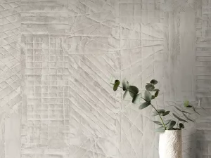 کاغذ دیواری طرح هندسی سفید کد ۱۱۰۶۶