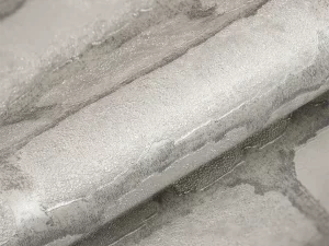 کاغذ دیواری طرح آجر نقره‌ای کد ۱۱۱۱۸