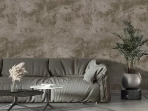 کاغذ دیواری طرح پتینه قهوه‌ای کد ۱۱۱۰۵