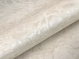 کاغذ دیواری طرح رگهدار / پتینه سفید کد ۱۱۰۰۶