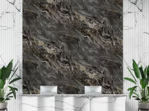 کاغذ دیواری طرح انتزاعی مشکی کد ۱۱۰۴۰