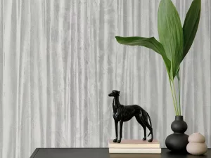 کاغذ دیواری طرح راه راه نقره‌ای کد ۱۱۰۶۷