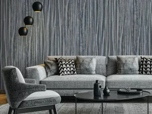 310,000 تومان کاغذ دیواری طرح راه راه سفید کد ۱۱۰۵۹|TITANIUM