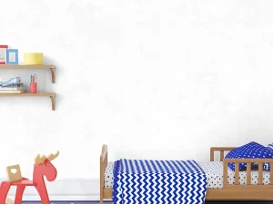 کاغذ دیواری کودک طرح ساده | سفید کد 12104
