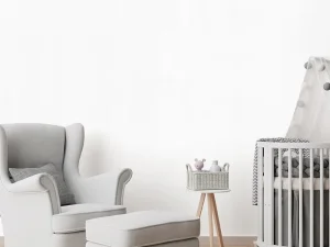 کاغذ دیواری کودک طرح ساده | سفید کد 12099