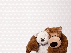 کاغذ دیواری کودک طرح قلب | صورتی کد 12088