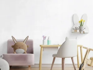 کاغذ دیواری کودک طرح ساده | آبی کد 12078