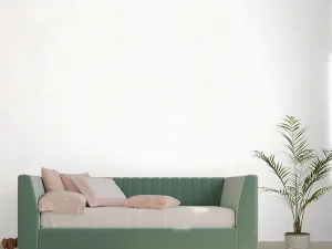 کاغذ دیواری کودک طرح ساده | سفید شیری کد 12074