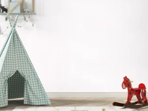 کاغذ دیواری کودک طرح ساده | سفید کد 12060