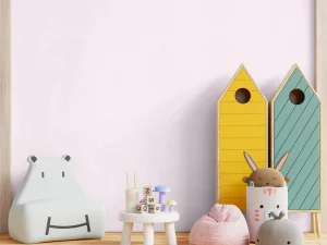 کاغذ دیواری کودک طرح نقطه‌چین | صورتی کد 12052