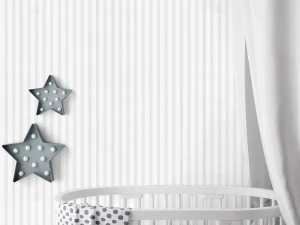 کاغذ دیواری کودک طرح راه‌راه | طوسی کد 12043