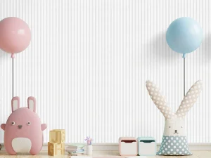 کاغذ دیواری کودک طرح راه‌راه | طوسی کد 12043