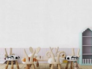 کاغذ دیواری کودک طرح ساده | طوسی کد 12042