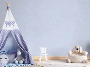 کاغذ دیواری کودک طرح ساده | آبی کد 12038