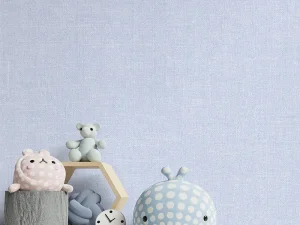 کاغذ دیواری کودک طرح ساده | آبی کد 12038