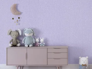 کاغذ دیواری کودک طرح ساده | بنفش کد 12018