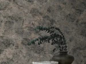 کاغذ دیواری طرح رگه‌دار / پتینه خاکستری کد ۱۱۰۱۳