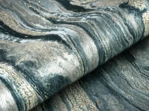 کاغذ دیواری طرح انتزاعی آبی کد ۱۱۰۱۶