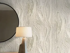 کاغذ دیواری طرح انتزاعی کرم کد ۱۱۰۱۸