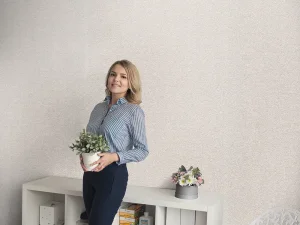 کاغذ دیواری طرح بافت کرم کد ۱۱۰۲۱