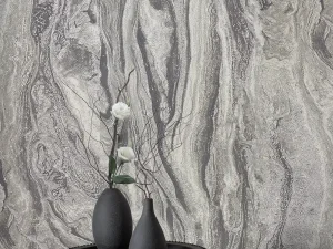 کاغذ دیواری طرح انتزاعی خاکستری کد ۱۱۰۲۶