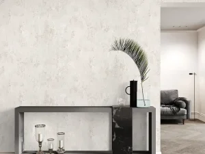 کاغذ دیواری طرح پتینه سفید کد ۱۱۰۳۳