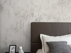 کاغذ دیواری طرح پتینه سفید / نقره‌ای کد ۱۱۰۳۵