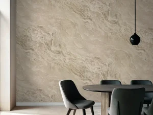 کاغذ دیواری طرح انتزاعی کرم / قهوه ای کد ۱۱۰۴۲