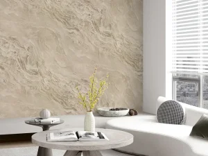 کاغذ دیواری طرح انتزاعی کرم / قهوه ای کد ۱۱۰۴۲