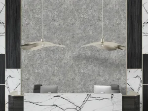 کاغذ دیواری طرح پتینه خاکستری کد ۱۱۰۴۹