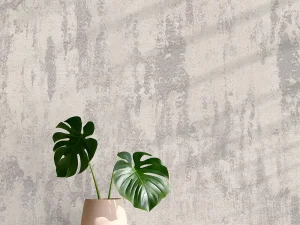 کاغذ دیواری طرح پتینه نقره‌ای کد ۱۱۰۵۱