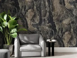 کاغذ دیواری طرح انتزاعی مشکی کد ۱۱۰۸۴