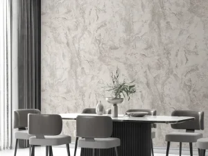 کاغذ دیواری طرح انتزاعی سفید / نقره‌ای کد ۱۱۰۹۰