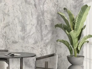 کاغذ دیواری طرح انتزاعی نقره‌ای کد ۱۱۰۹۲