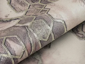 کاغذ دیواری طرح هندسی بنفش کد ۱۱۰۹۶