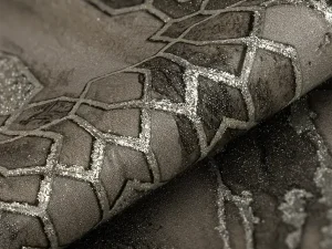 کاغذ دیواری طرح هندسی قهوه‌ای کد ۱۱۱۰۶