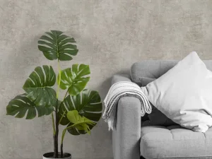 کاغذ دیواری طرح پتینه نقره‌ای کد ۱۱۱۰۹