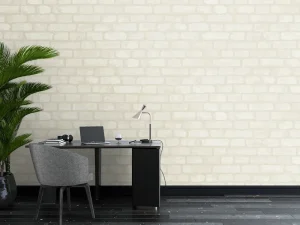 کاغذ دیواری طرح آجر سفید کد ۱۱۱۱۴