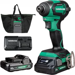 ست دو عددی پیچگوشتی ضربه ای و دریل شارژی متابو metabo HPT DS 18 DEX و metabo HPT  WH 18 DEX