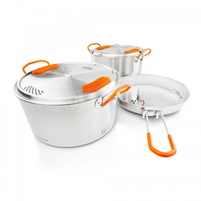 ست ظروف 4 نفره جی اس آی مدل Glacier Stainless Base Camper Medium