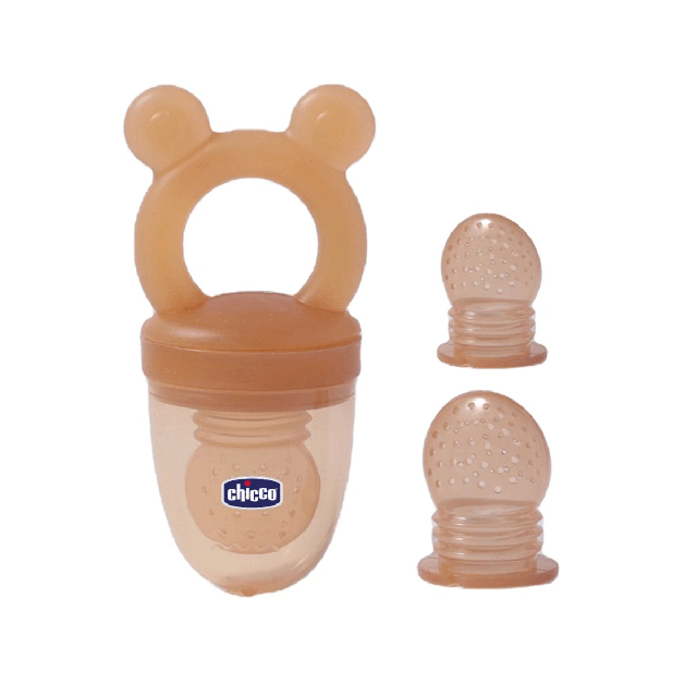 پستانک عصاره خوری گیاهی خرسی چیکو همراه با 2 سری | توری میوه Chicco