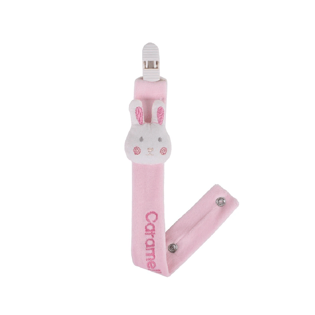 بند پستانک کارامل طرح خرگوش کد 06