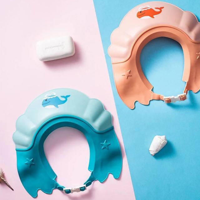 کلاه حمام نوزاد و کودک سیلیکونی طرح دلفین