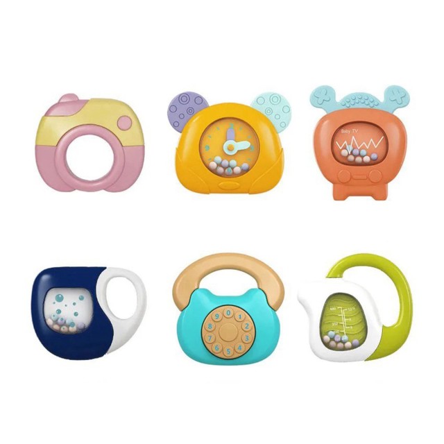 مجموعه جغجغه و دندانگیر 6 عددی ویوا کیدز Viva Kids