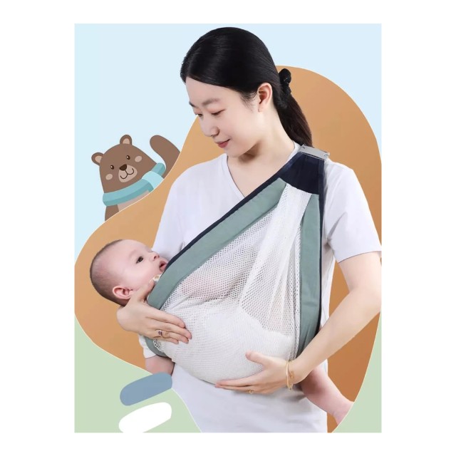 آغوشی نوزاد بغلی یک طرفه بیبی اسلینگ | Baby Sling