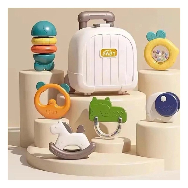 جغجغه ودندانگیر چمدانی 6 عددی ویواکیدز VIVAKIDS