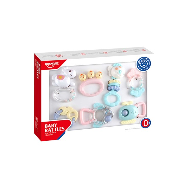 پکیج جغجغه و دندانگیر 7عددی هانگر HUANGER کد (HE0123)