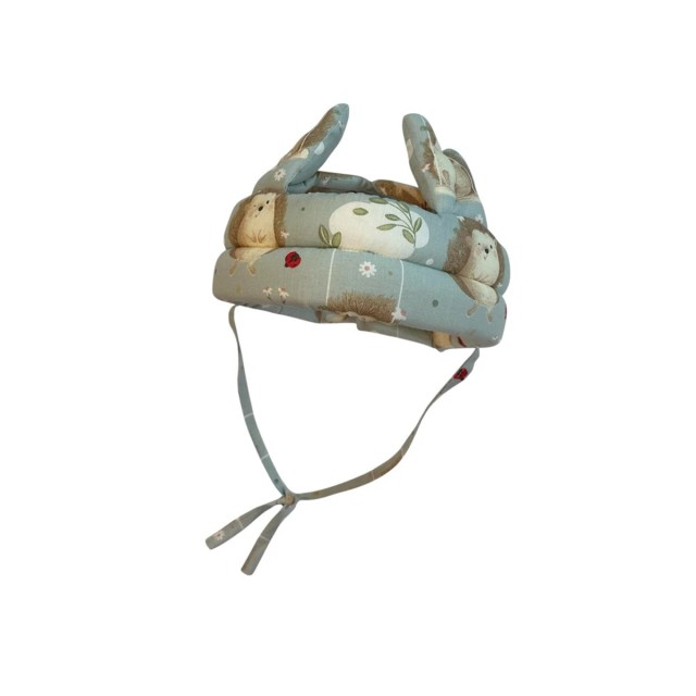 کلاه ضربه گیر سر کودک طرح شاخ دار جوجه تیغی