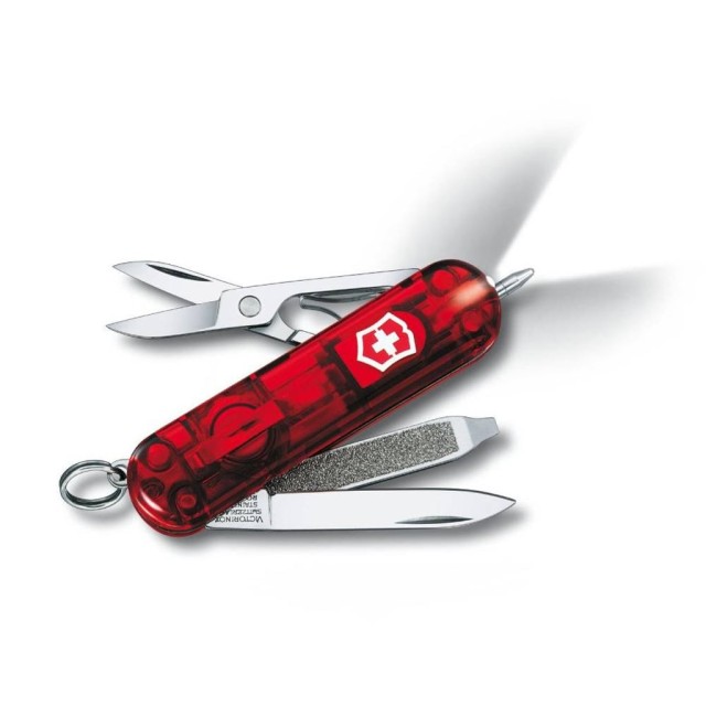 چاقو 7 کاره ویکتورینوکس مدل Signature Lite / Red Transparent